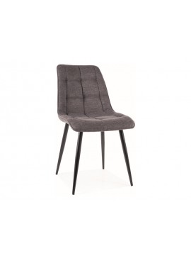 KRZESŁO CHIC BREGO CZARNY STELAŻ / C. SZARY 18 DIOMMI-80-3267