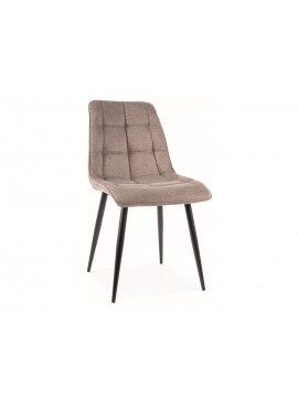 KRZESŁO CHIC BREGO CZARNY STELAŻ / BEŻ 34 DIOMMI-80-3293