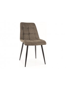 KRZESŁO CHIC BREGO CZARNY STELAŻ / OLIWKA 77 DIOMMI-80-3208