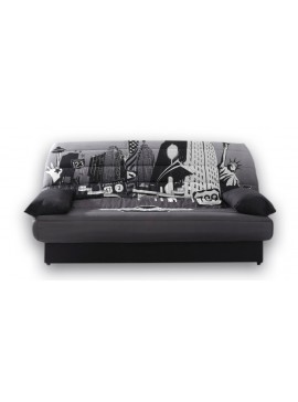Insi  NEW YORK LUX Καναπές κρεβάτι 190x90/135εκ. με αποθηκευτικό χώρο   0012.IM01L 