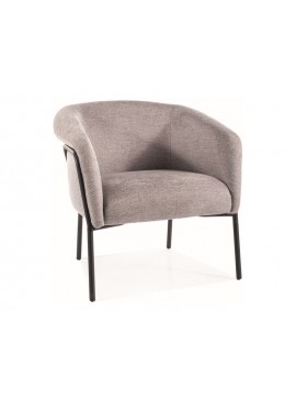 FOTEL CLOVER BREGO CZARNY STELAŻ/ SZARY 07 DIOMMI-80-3224