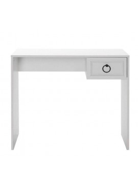 Lh-homefurniture Γραφείο Hampton Λευκό 90x75x51cm AD_CMS-1301-BB-1