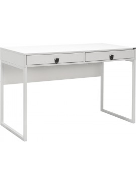 Lh-homefurniture Γραφείο Connect με συρτάρια Λευκό 120x75x60cm AD_CMS-922-DD-1