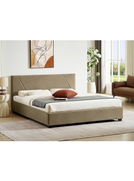 ŁÓŻKO COLUMBIA VELVET 160X200 KOLOR BEŻ BLUVEL 28 DIOMMI-80-3545