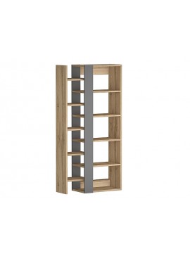 REGAŁ COMBO DĄB WOTAN / ANTRACYT 165X80 DIOMMI-80-2693