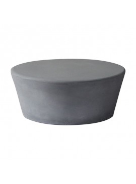 WOODWELL CONCRETE Τραπεζάκι Σαλονιού Cement Grey Φ75cm H.30cm Ε6209