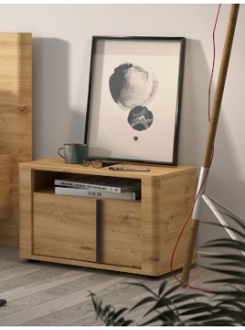 Insi Confidence Κομοδίνο 57x37x39εκ. Artisan Oak  0191.GM42 