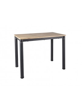 STÓŁ DAMAR DĄB ARTISAN/CZARNY MAT 100X60 DIOMMI-80-3584