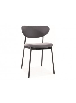 KRZESŁO DAN STELAŻ CZARNY / SZARY TAP.220 DIOMMI-80-3247