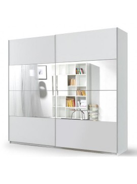 Ντουλάπα Συρόμενη Delta II-200 x 61 x 210 εκ.-Λευκό 200.00x61.00x210.00 16292129