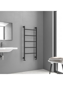 KARAG  DESIGN Θερμαντικό σώμα μπάνιου Black Matt DESIGN 6 1200 KARAG 9,3x56x120cm KARAG-5206836063010
