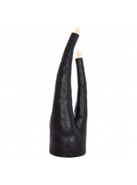 ΔΙΑΚΟΣΜΗΤΙΚΟ ΦΩΤΙΣΤΙΚΟ ΔΑΠΕΔΟΥ TUSKEN HM4702.01 FIBER CEMENT-ΜΑΥΡΟ 50x43x145Υεκ.