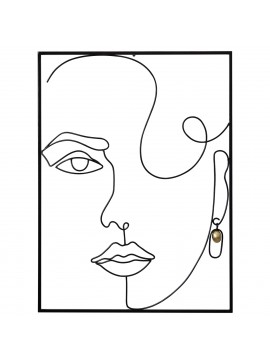 ΔΙΑΚΟΣΜΗΤΙΚΟ ΤΟΙΧΟΥ ΜΕΤΑΛΛΙΚΟ ΜΑΥΡΟ HM7549 50.2x66.7x3.2