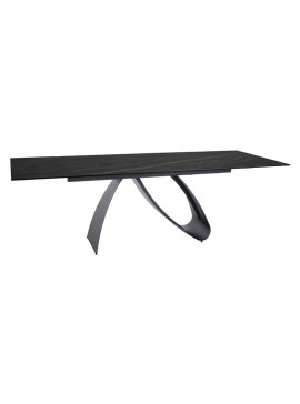 STÓŁ DIUNA CERAMIC CZARNY NOIR DESIRE / CZARNY MAT (160-240)X90 DIOMMI-80-3629