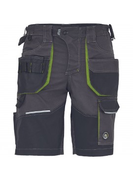 ΒΕΡΜΟΥΔΑ ΕΡΓΑΣΙΑΣ GREENDALE ΑΝΘΡΑΚΙ/ΛΑΙΜ 65%poly-35%cott, 270 g/m² No 60/2XL LEUKA-05-6940