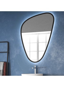 KARAG  ELENA Καθρέπτης με κρυφό φωτισμό ELENA Black KARAG 68x100x24cm KARAG-5907546869373