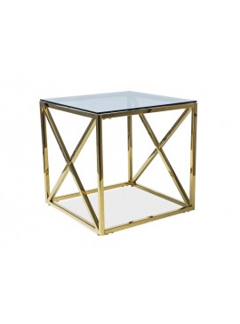 ELISE B BENCH SMOKE / GOLD 55X55 DIOMMI ELISEBZLC DIOMMI-80-1757
