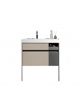 Σετ Πάγκου ELITE 80cm PLYWOOD χρ.SMOKE GREY S3BELI080SMG