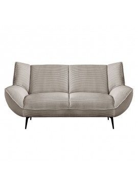 WOODWELL EMERALD Καναπές 2-θέσιος Σαλονιού - Καθιστικού, Ύφασμα Κοτλέ Μπεζ 172x88x82cm Ε9418,12