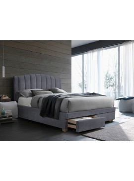 Επενδυμένο κρεβάτι Emotion 160x200 με Βελούδο σε χρώμα Γκρι  DIOMMI EMOTIONV160SZD DIOMMI80-1883