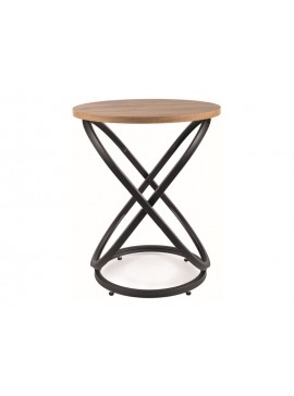 ŁAWA EOS E DĄB ARTISAN/CZARNY FI45 DIOMMI-80-3272