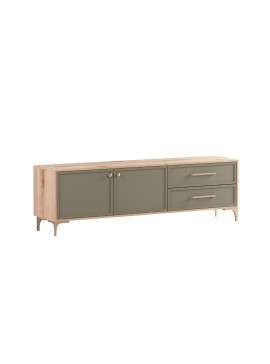 MATIS Έπιπλο TV ALBA κανέλα/ ελιά 175x40,5x56 MATIS890178