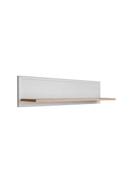 MATIS Επιτοίχιο ράφι ALBA κανέλα/ λευκό 87,5x22x22 MATIS890577