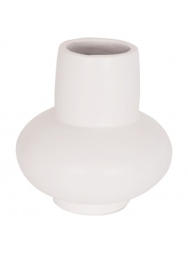 ΕΠΙΤΡΑΠΕΖΙΟ ΔΙΑΚΟΣΜΗΤΙΚΟ ΒΑΖΟ LEMA HM4664.02S ΤΕΡΑΚΟΤΑ ΣΕ ΛΕΥΚΟ--Φ22x22Υεκ.