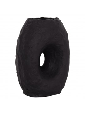 ΕΠΙΤΡΑΠΕΖΙΟ ΔΙΑΚΟΣΜΗΤΙΚΟ ΒΑΖΟ NAMENTIS HM4673.01L ΜΑΥΡΗ ΤΕΡΑΚΟΤΑ--26.5x16x36.5Υεκ