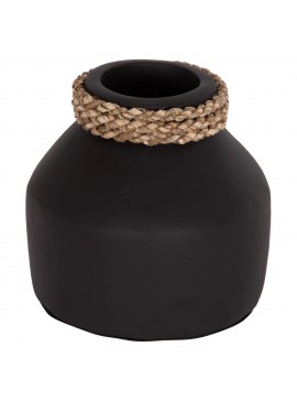 ΕΠΙΤΡΑΠΕΖΙΟ ΔΙΑΚΟΣΜΗΤΙΚΟ ΒΑΖΟ CAMMER HM4687.01XS ΤΕΡΑΚΟΤΑ ΣΕ ΜΑΥΡΟ--Φ16x15Υεκ.