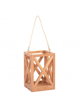 ΕΠΙΤΡΑΠΕΖΙΟ ΔΙΑΚΟΣΜΗΤΙΚΟ ΦΑΝΑΡΙ ΓΙΑ ΚΕΡΙ FENT HM4583 ΞΥΛΟ TEAK ΦΥΣΙΚΟ 15x15x30-53Υεκ.