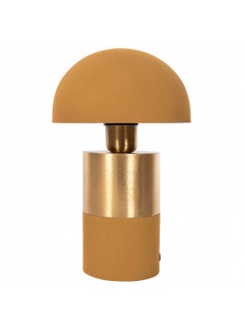 ΕΠΙΤΡΑΠΕΖΙΟ ΦΩΤΙΣΤΙΚΟ PUNE HM4255.09 ΜΕΤΑΛΛΟ ΣΕ ΜΟΥΣΤΑΡΔΙ-ΧΡΥΣΟ Φ18x28Υ εκ.