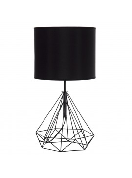 ΕΠΙΤΡΑΠΕΖΙΟ ΦΩΤΙΣΤΙΚΟ GEILO HM7416.11 ΜΑΥΡΟ ΜΕΤΑΛΛΙΚΟ--ΜΑΥΡΟ PVC ΚΑΠΕΛΟ Φ25x48,5Υεκ.