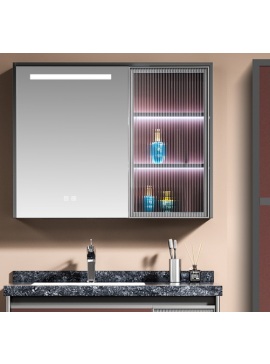 Καθρέφτης ERIETE LED 90cm χρ. ANTHRACITE κωδ. 3MERI090ANΤ