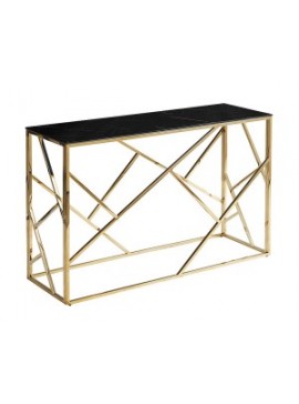 ΚΟΝΣΟΛΑ ESCADA C II ΜΑΡΜΑΡΟ EFFECT ΜΑΥΡΟ / ΧΡΥΣΟ 120X40 DIOMMI ESCADACCZMAZL DIOMMI-80-1722