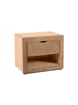 SZAFKA NOCNA ET-001 VELVET BEŻOWY BLUVEL 28 DIOMMI-80-2755
