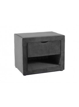 SZAFKA NOCNA ET-001 VELVET SZARY BLUVEL 14 DIOMMI-80-3165