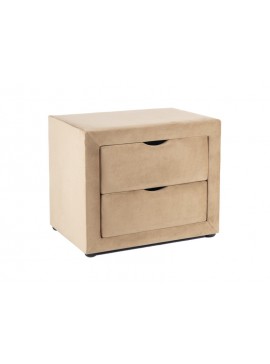 SZAFKA NOCNA ET-002 VELVET BEŻOWY BLUVEL 28 DIOMMI-80-3148