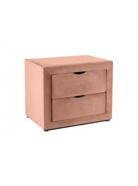 SZAFKA NOCNA ET-002 VELVET RÓŻ ANTYCZNY BLUVEL 52 DIOMMI-80-2748