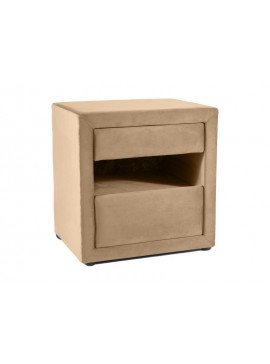 SZAFKA NOCNA ET-003 VELVET BEŻOWY BLUVEL 28 DIOMMI-80-2781
