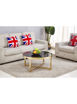 Τραπεζάκι σαλονιού EVA GOLD Φ82x40 DIOMMI 32-014 