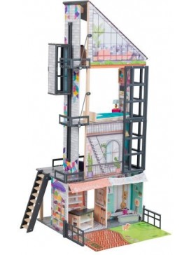 Κουκλόσπιτο Kidkraft Bianca City Life  Mήκος 63.50 Βάθος 74.90  Ύψος 145.70 16839699