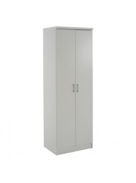 Freebox ΝΤΟΥΛΑΠΑ 2ΦΥΛΛΗ BAILEY ΜΕ ΤΡΙΑ ΡΑΦΙΑ FB9337.05 ΜΕΛΑΜΙΝΗ ΛΕΥΚΗ 60Χ43Χ181Υεκ.