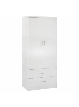 Freebox ΝΤΟΥΛΑΠΑ 2ΦΥΛΛΗ REINA ME 2 ΣΥΡΤΑΡΙΑ FB9338.05 ΛΕΥΚΗ 80Χ42,5Χ180,5Υ εκ.