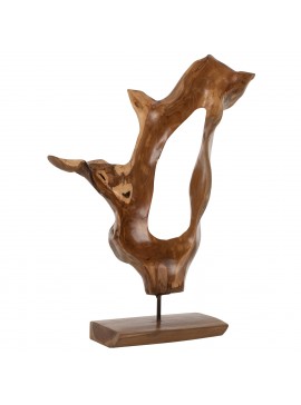 ΕΠΙΤΡΑΠΕΖΙΟ ΔΙΑΚΟΣΜΗΤΙΚΟ ΑΠΟ ΜΑΣΙΦ ΞΥΛΟ ΤEAK ΦΥΣΙΚΟ FB97713 46Χ15,5Χ61Y ΕΚ.