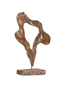 ΕΠΙΤΡΑΠΕΖΙΟ ΔΙΑΚΟΣΜΗΤΙΚΟ FB97715 ΑΠΟ ΜΑΣΙΦ ΞΥΛΟ ΤEAK WHITEWASH 41,5Χ15Χ63Y ΕΚ.