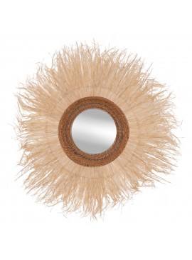 ΚΑΘΡΕΠΤΗΣ ΤΟΙΧΟΥ ΣΤΡΟΓΓΥΛΟΣ ΜΕ ΙΝΕΣ ΣΙΖΑΛ ΣΕ ΦΥΣΙΚΟ ΧΡΩΜΑ 110x4x110Yεκ.FB97744