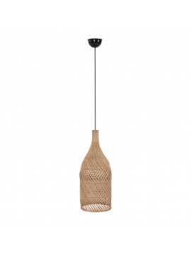 ΦΩΤΙΣΤΙΚΟ ΟΡΟΦΗΣ FB97883 ΚΡΕΜΑΣΤΟ ΑΠΟ RATTAN ΣΕ ΦΥΣΙΚΟ ΧΡΩΜΑ Φ34,5x178Υεκ.