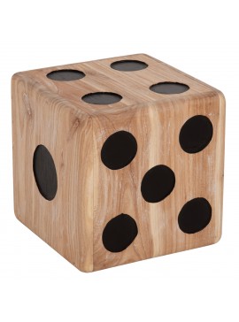 ΣΚΑΜΠΟ ΖΑΡΙ FB97898 ΞΥΛΟ ΤΕΑΚ ΣΕ WHITE WASH ΧΡΩΜΑ 40x40x40 εκ.