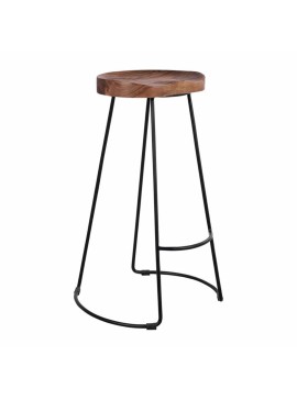 ΣΚΑΜΠΟ BAR ELEANOR ΑΠΟ ΜΑΣΙΦ ΞΥΛΟ ΑΚΑΚΙΑΣ 48x40χ76Υεκ. FB98363.11
